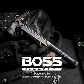 Boss Hammer 16 oz. Pro Series Titanium Hammer with Over